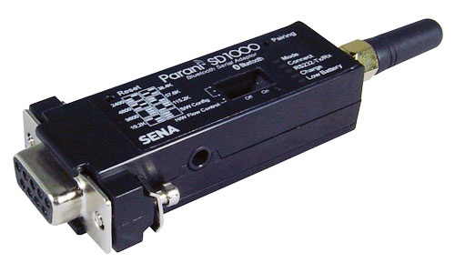 Parani SD1000 Serieller RS-232 Bluetooth Class 1 Adapter, v2.0 + EDR bis 921.6 KB/s, mit Akkuoption