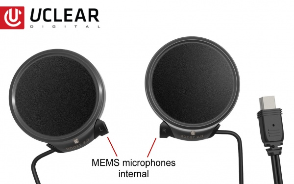 BOOST 2.0 Lautsprecher mit integrierten Mikrofonen für HBC & AMP Serie Headsets