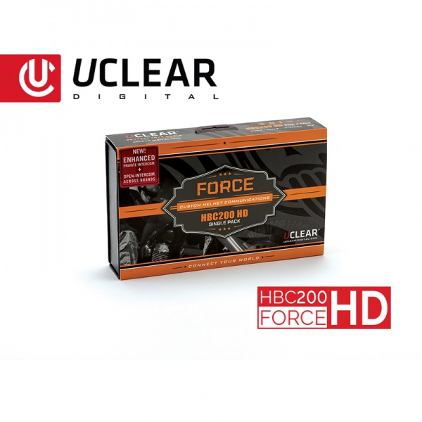 HBC200 HD Force Bluetooth Helm-Audiosystem - Einzel-Set
