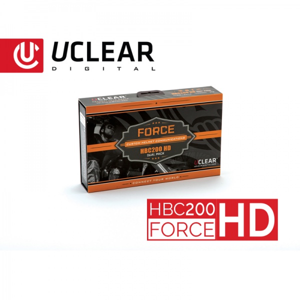 HBC200 HD Force Bluetooth Helm-Audiosystem - Doppel-Set
