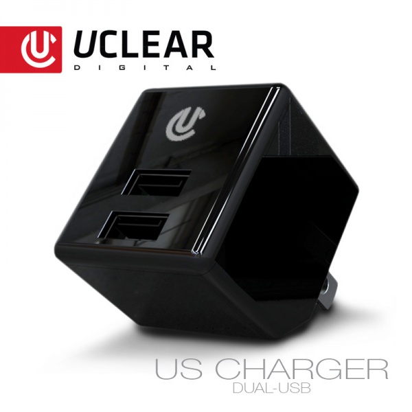 US Universal Dual Port Netzteil AC / USB Ladeadapter (2.1A & 1A)