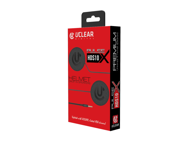 PULSE HDS10X Kabel Stereo HD Helmlautsprecher mit 3,5mm Stecker für Smartphones